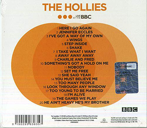 The Hollies : Live At The BBC (CD, Comp, Mono)