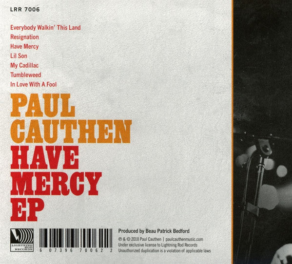 Paul Cauthen : Have Mercy (CD, EP)