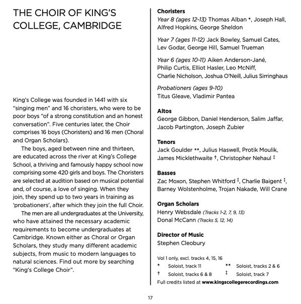 Choir Of King's College, Cambridge*, David Willcocks, Philip Ledger, Stephen Cleobury : 100 Years Of Nine Lessons & Carols (2xCD, Album)