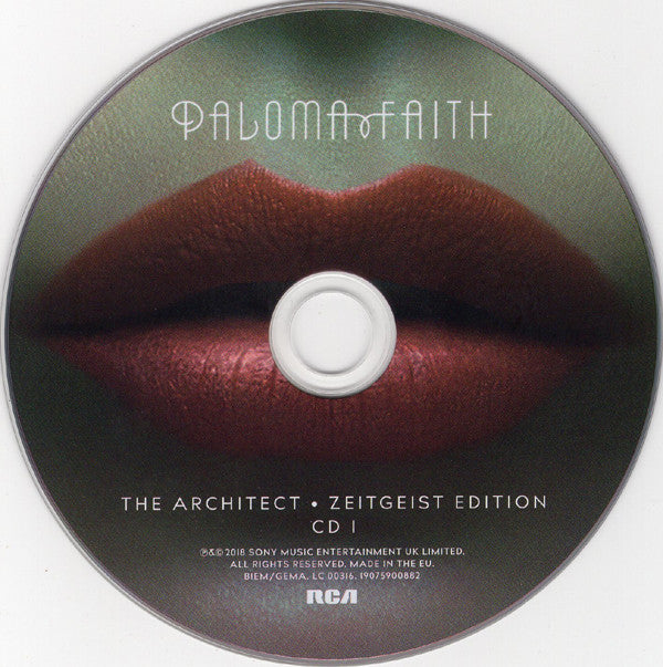 Paloma Faith : The Architect • Zeitgeist Edition (2xCD, Album, Dlx, RE)