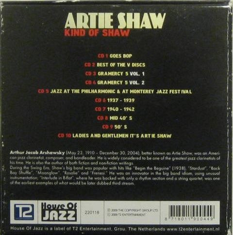 Artie Shaw : Kind Of Shaw (10xCD, Comp, RM + Box)