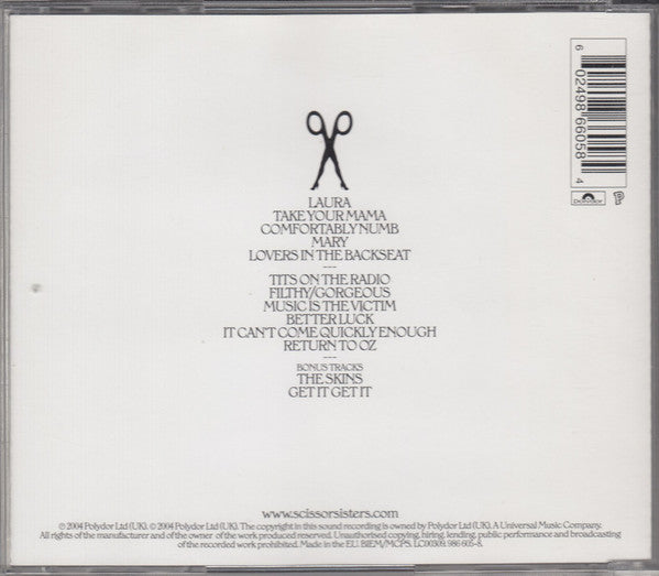 Scissor Sisters : Scissor Sisters (CD, Album, RE, S/Edition)