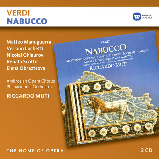 Verdi* / Matteo Manuguerra, Veriano Luchetti, Nicolai Ghiaurov, Renata Scotto, Elena Obraztsova, Ambrosian Opera Chorus*, Philharmonia Orchestra, Riccardo Muti : Nabucco (2xCD, Album, RE, RM)