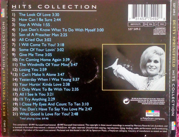 Dusty Springfield : Hits Collection (CD, Comp)