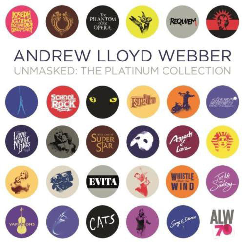 Andrew Lloyd Webber : Unmasked: The Platinum Collection (2xCD, Comp)