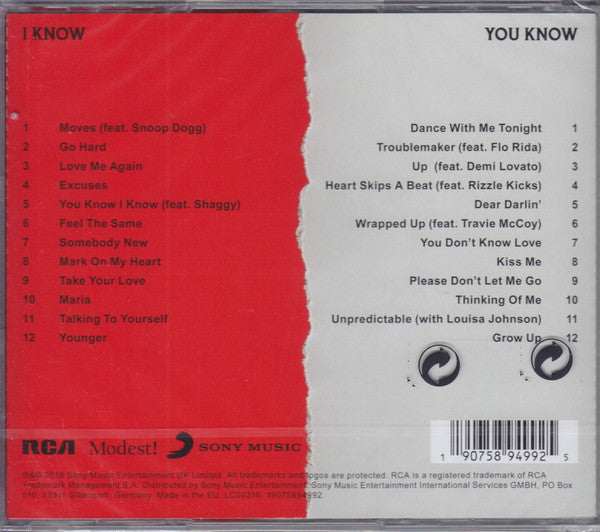 Olly Murs : You Know I Know (CD, Album + CD, Comp)