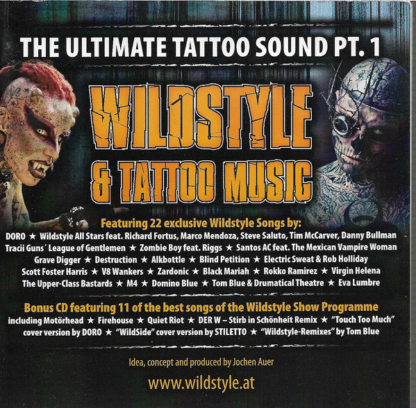 Various : Wildstyle & Tattoo Music - The Ultimate Tattoo Sound Pt. 1 (3xCD, Comp)