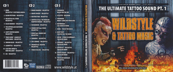 Various : Wildstyle & Tattoo Music - The Ultimate Tattoo Sound Pt. 1 (3xCD, Comp)