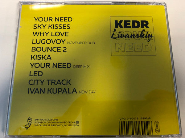 Kedr Livanskiy : Your Need (CD, Album)