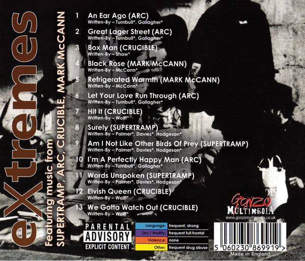 Tony Klinger and Michael Lytton's* : Extremes (Excerpts From The Soundtrack)  (CD, Album, RM + DVD-V, NTSC)