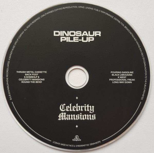 Dinosaur Pile-Up : Celebrity Mansions (CD, Album)