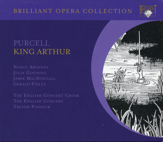 Purcell* - Nancy Argenta, Julia Gooding, Jamie MacDougall, Gerald Finley, The English Concert Choir, The English Concert, Trevor Pinnock : King Arthur (2xCD, Album, RE + Box, Sli)