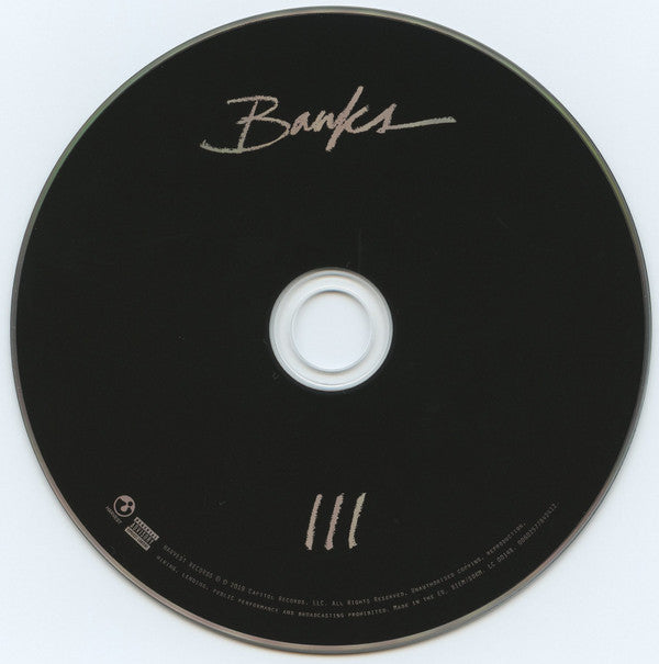 Banks (7) : III (CD, Album)