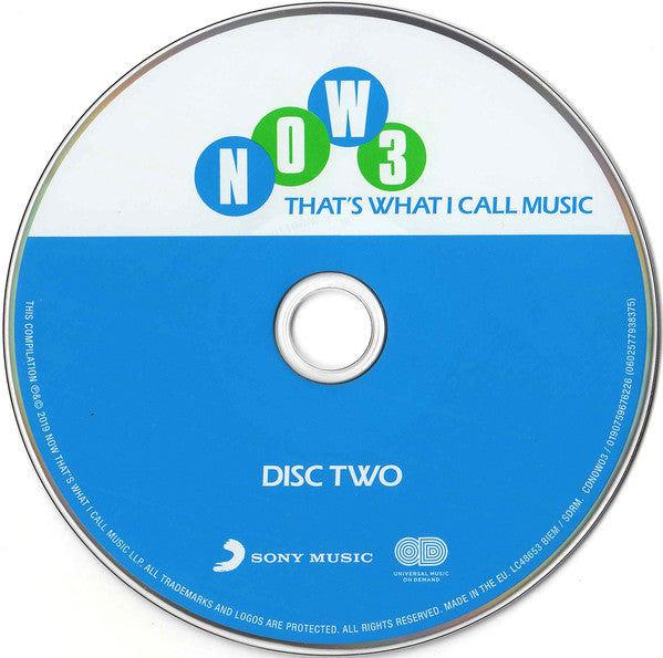 Various : Now That's What I Call Music 3 (2xCD, Comp, RE)