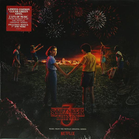 Various : Stranger Things 3: Music From The Netflix Original Series (LP, Cle + LP, S/Sided, Cle + 7" + Album, Comp, Ltd)