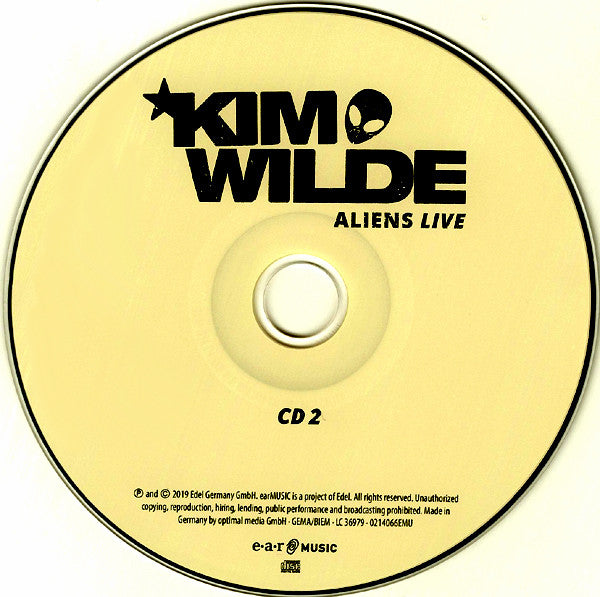 Kim Wilde : Aliens Live (2xCD, Album)