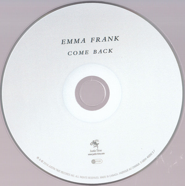 Emma Frank : Come Back (CD, Album)