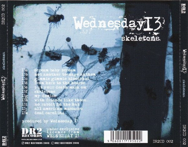 Wednesday 13 : Skeletons (CD, Album)