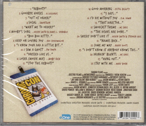 Various : Jay & Silent Bob Reboot (Original Motion Picture Soundtrack) (CD, Album)