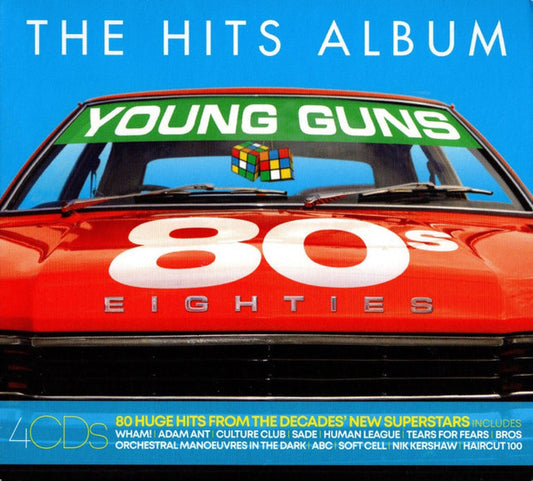 Various : The Hits Album 80s Young Guns (80 Huge Hits From The Decades' New Superstars) (4xCD, Comp)