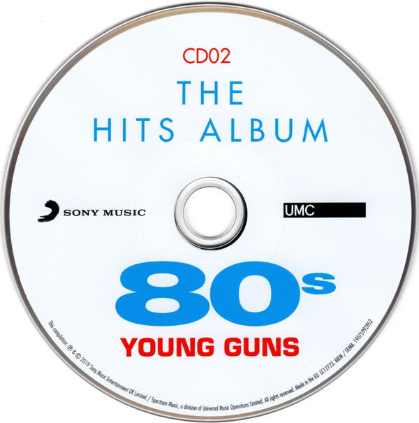 Various : The Hits Album 80s Young Guns (80 Huge Hits From The Decades' New Superstars) (4xCD, Comp)