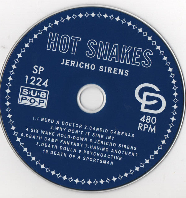 Hot Snakes : Jericho Sirens (CD, Album)