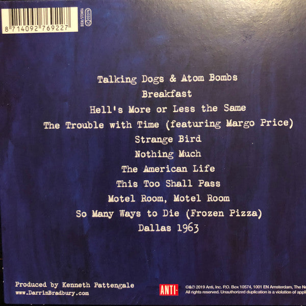 Darrin Bradbury : Talking Dogs & Atom Bombs (CD, Album, Dig)