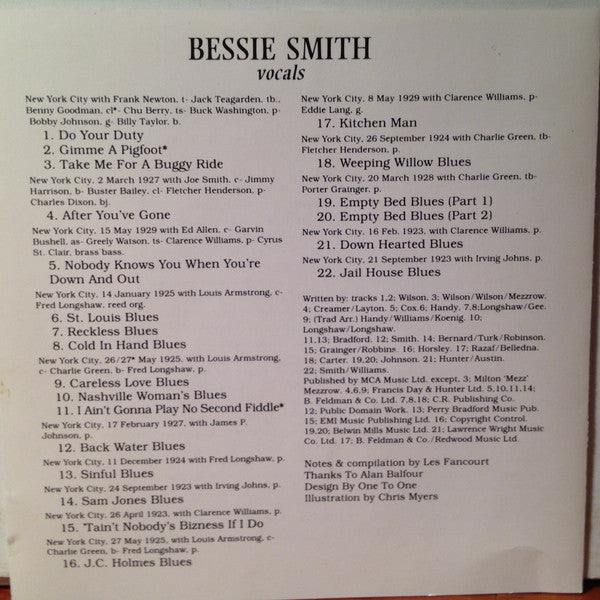 Bessie Smith : Do Your Duty, The Essential Recordings Of Bessie Smith (CD, Comp)