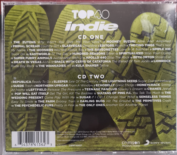 Various : Top 40 Indie (2xCD, Comp)