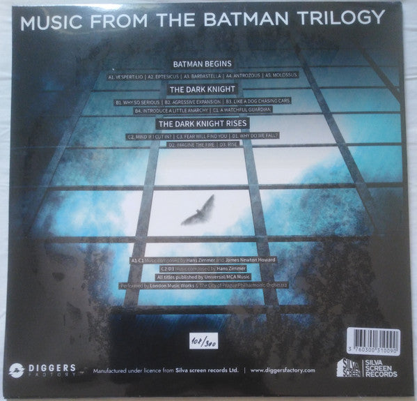 London Music Works : Music From The Batman Trilogy (Batman Begins | The Dark Knight | The Dark Knight Rises)  (2xLP, Comp, Ltd, Num, Pur)