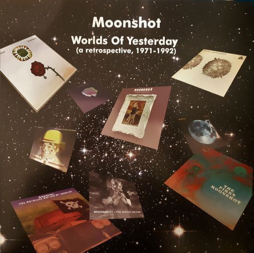 Moonshot (6) : Worlds Of Yesterday (A Retrospective, 1971-1992) (LP, Album)