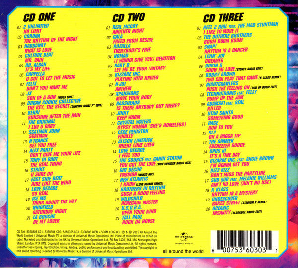 Various : No Limits (3xCD, Mixed)