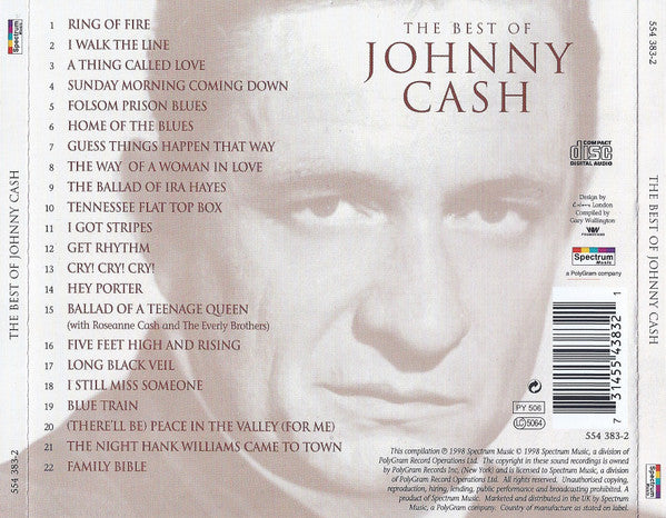 Johnny Cash : The Best Of Johnny Cash (CD, Comp, RE)