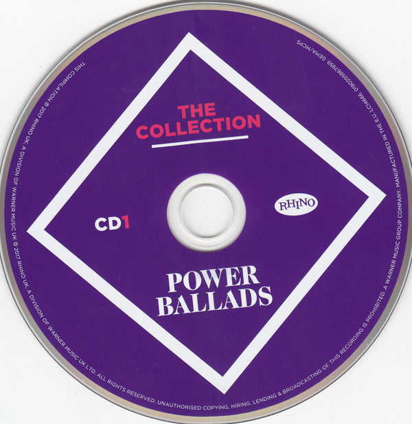 Various : Power Ballads The Collection (The Ultimate Power Ballads) (3xCD, Comp)