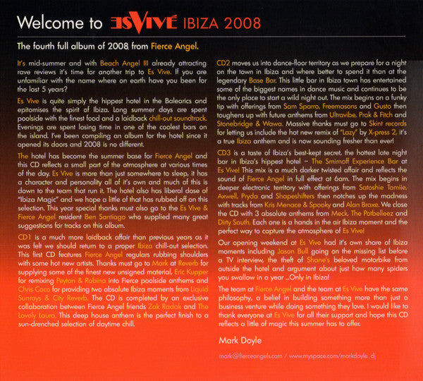 Various : Es Vive Ibiza 2008 (3xCD, Comp, Mixed)