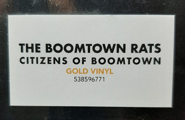 The Boomtown Rats : Citizens Of Boomtown (LP, Album, Ltd, Gol)