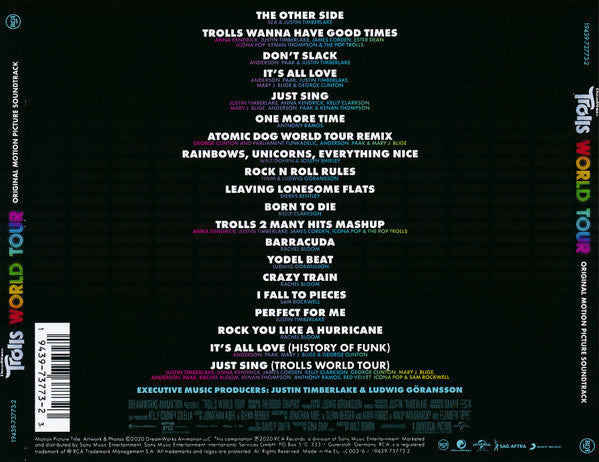 Various : Trolls World Tour (Original Motion Picture Soundtrack) (CD, Album)