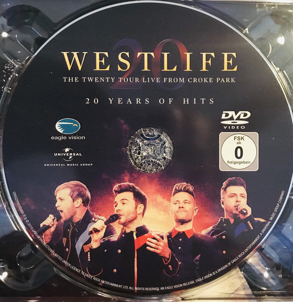 Westlife : The Twenty Tour Live From Croke Park (CD, Album + DVD-V, NTSC)