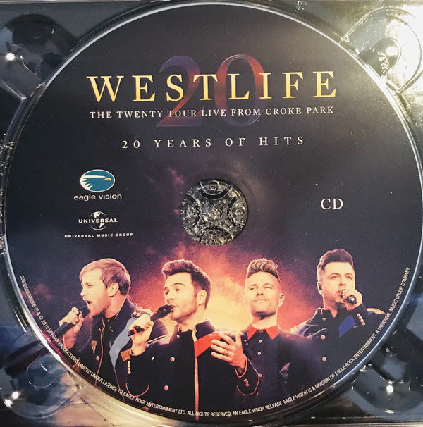 Westlife : The Twenty Tour Live From Croke Park (CD, Album + DVD-V, NTSC)