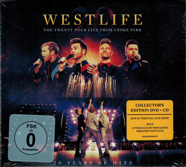 Westlife : The Twenty Tour Live From Croke Park (CD, Album + DVD-V, NTSC)