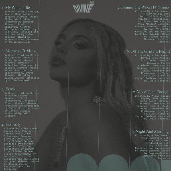 Alina Baraz : It Was Divine (2xLP, Album, Blu)