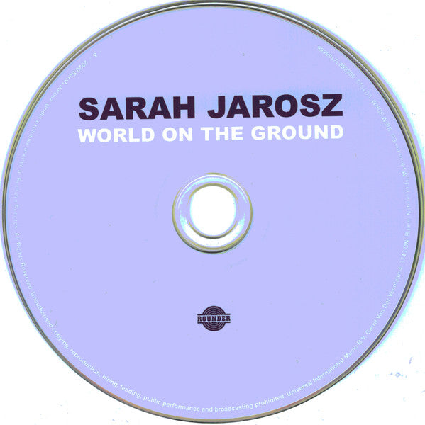 Sarah Jarosz : World On The Ground (CD, Album)