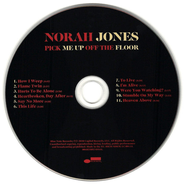 Norah Jones : Pick Me Up Off The Floor (CD, Album)