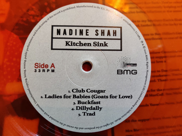 Nadine Shah : Kitchen Sink (LP, Album, Ltd, Ora)