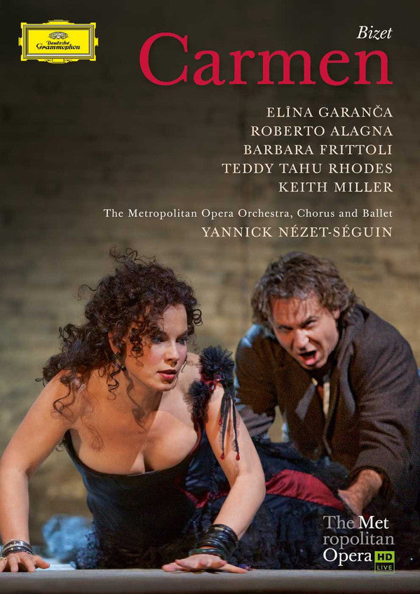 Bizet*, Elīna Garanča, Roberto Alagna, Barbara Frittoli, Teddy Tahu Rhodes, Keith Miller (28), The Metropolitan Opera Orchestra* , Chorus, and Ballet Yannick Nézet-Séguin : Bizet: Carmen (2xDVD-V, Multichannel, NTSC)