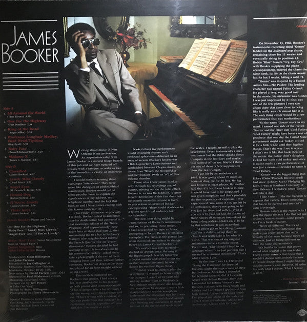 James Booker : Classified (LP, Album, RE, RM)