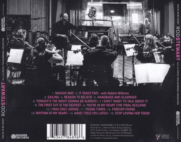 Rod Stewart With The Royal Philharmonic Orchestra : You're In My Heart (CD, Album)