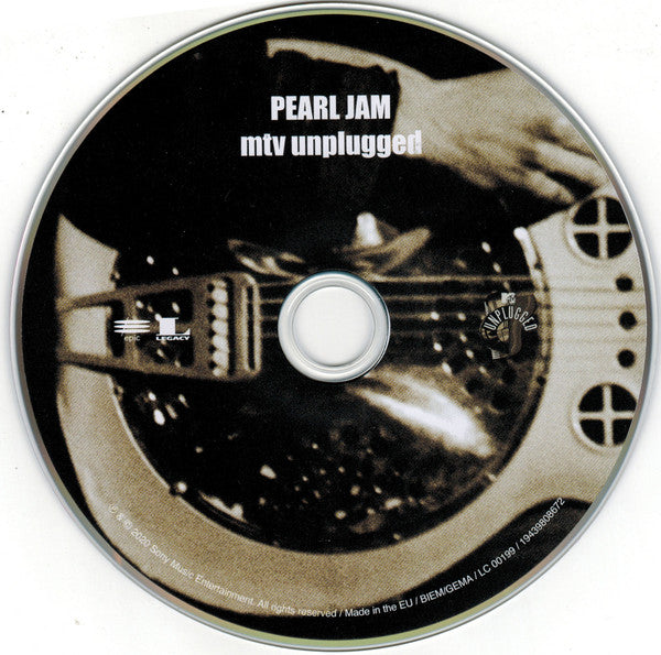 Pearl Jam : MTV Unplugged (CD, Album)