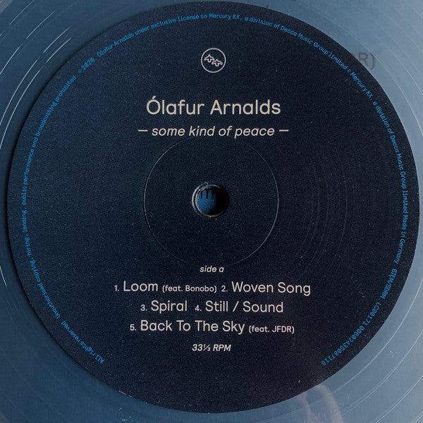 Ólafur Arnalds : Some Kind Of Peace (LP, Album, Ltd, Cle)