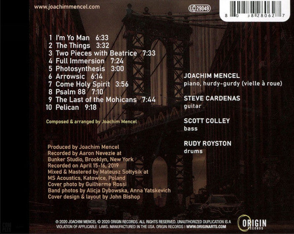 Joachim Mencel : Brooklyn Eye (CD, Album)